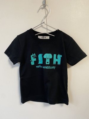 画像1: ☆　FITH	 テンジク　アニマルロゴ　TEE  2:黒 (1)