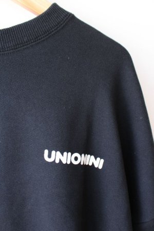 ☆UNIONINI ユニオニーニ/ 〇△スウェット（ブラック） AW23-TR-020