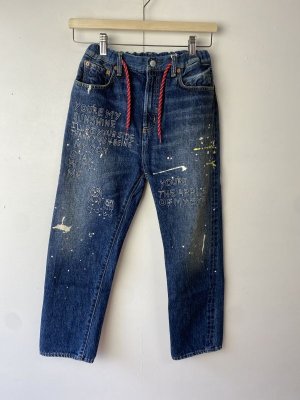 画像1: 40%off 2024春夏　DENIMDUNGAREE　   12ozHOME MADEデニム LIFE イージー PN　14；ブルー (1)