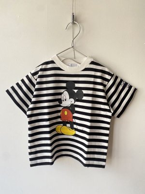 画像1: ☆GC　 テンジク MICKEY MOUSE TEE    22:ブラック　サイズ:110 (1)