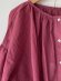 画像2: ALL HOURS 　80/GAUZE COTTON GARMENT DYED BLOUSE  　B.PINK　　size；38 (2)