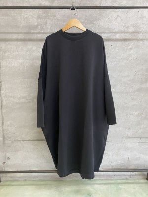 画像1: Lilou&Lily 　 SOFT STRETCH COCOON TUNIC　　BLACK　　  size:38 (1)