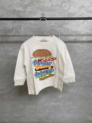 画像1: GC　 テンジク HAMBURGER L/S TEE   1:白 (1)