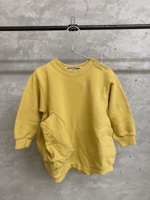 画像1: ☆UNIONINI　　 A sweat rompers     yellow     サイズ:12-18m (80cm-85cm) (1)