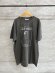 画像1: ALL HOURS 　6.1oz PIGMENT DYED C.NECK TEE LAST NEWS   D.charcoal (1)