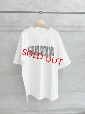 画像1: ALL HOURS 　9.1oz MAGNUM WEIGHT C.NECK TEE BEING    A.WHITE (1)