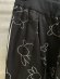 画像2: ☆UNIONINI　ユニオニーニ　embroidery long pants　　　Black (2)