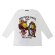 画像1: Hystericmini　MIRROR OH MIRROR 長袖BIG Tシャツ　　00；ホワイト (1)