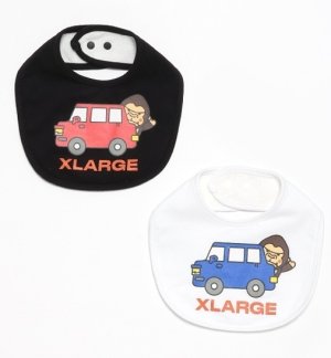 画像1: XLARGE KIDS　ファニーゴリラ&車スタイ (1)