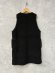 画像3: Lilou&Lily 　BOA FLEECE LONG VEST   　BLACK　  size:38 (3)