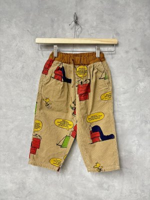 画像1: 2024秋冬　DENIMDUNGAREE　　コーデュロイ SNOOPY イージー PN　　16；ベージュ (1)