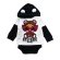 画像1: MY FIRST HYSTERIC　　TEDDY MINI ロンパース&Tシャツ セット　10；ブラック (1)