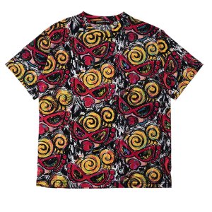 画像1: Hystericmini　CHARCOAL MINI Viscotex 半袖Tシャツ　　14；ブラック系 (1)