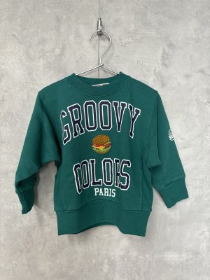 画像1: GC　ウラケ　GROOVY COLORS PARIS スウェット　8；グリーン (1)