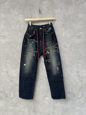 画像1: 2024秋冬　DENIMDUNGAREE　　  12ozHOME MADEデニム MICKEY PN　　4；紺 (1)