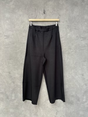 画像1: Lilou&Lily 　PONCH TUCK PANTS　　　C.BLACK　  size:38 (1)