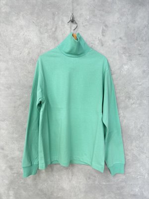 画像1: VC   天竺タートルネックL/S TEE　サイズ:F    カラー;mint (1)