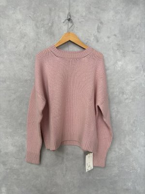 画像1: 2024AW  Bon Vieux Temps　カシミヤウールセーター　　30；PINK　　サイズ；1 (1)