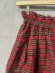 画像2: フランキーグロウ　 GURUGURU QUILTING　CIRCLE GATHERED　SKIRT　 　カラー:RED CHECK　サイズ；F2 (2)