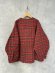 画像4: フランキーグロウ　 Wata KUMA  GURUGURU QUILTING CHINA BLOUSON 　カラー:RED CHECKED　　サイズ；F2 (4)