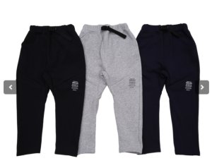 画像1: ハイキング　　gym  pants  大人サイズ；S　　050;black (1)