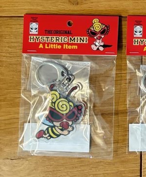 画像1: Hystericmini　LITTLE BEE アクリルキーホルダー　ミツバチ (1)