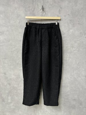 画像1: Lilou&Lily 　AMELTA JAQUARD NARROW PANTS　　C.BLACK   size:38 (1)