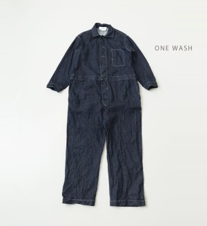 画像1: Veritecoeur　  デニムオールインワン       カラー: ONE WASH     サイズ:F (1)