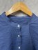 画像2: Lilou&Lily 　60LAWN MARACLE WAVE BACK FRILL SHIRT　C.BLUE　 size:38 (2)