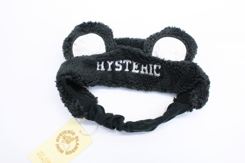 HYSTERIC GOODS TEDDY MINI ヘアバンド 10；ブラック 18388353