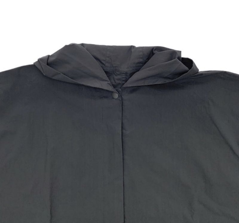 30%off UNIONINI CO-024logo hoodie coat BLACK CO-024 UNIONINI