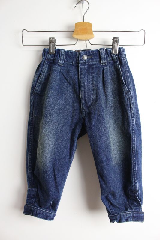 DENIM DUNGAREE リメイクラップSK ブルー 150cm - スカート